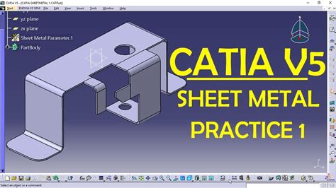 catia v5 sheet metal design pdf|sheet metal design practice PDF.